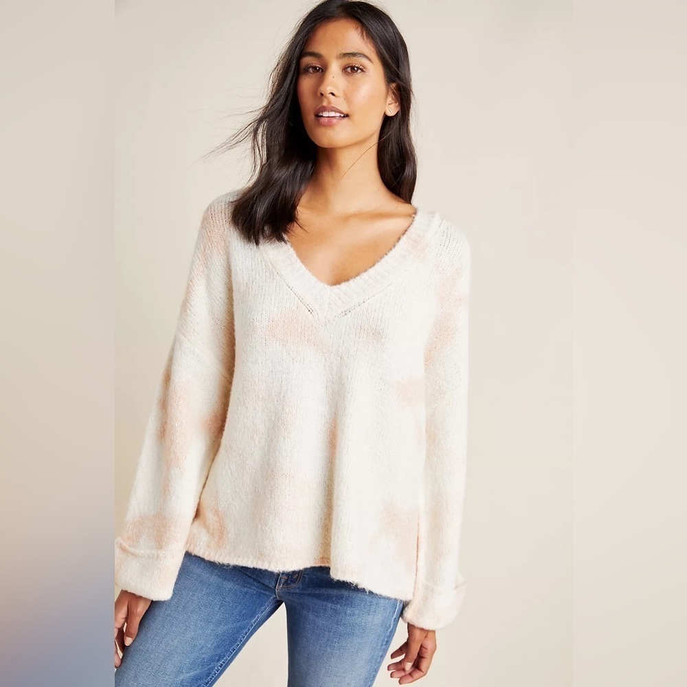 Anthropologie Maggie Bell-Sleeved Sweater
